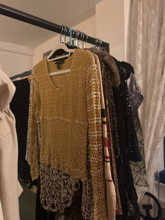 Expensive! Beaded crochet top