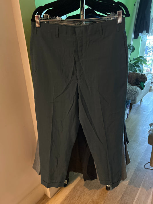 Green/blue trousers sz 34
