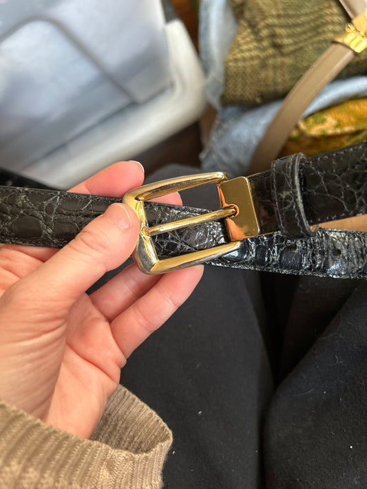 JM black crocodile 158