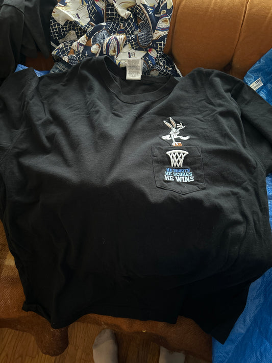 Bugs bunny embroidered t-shirt