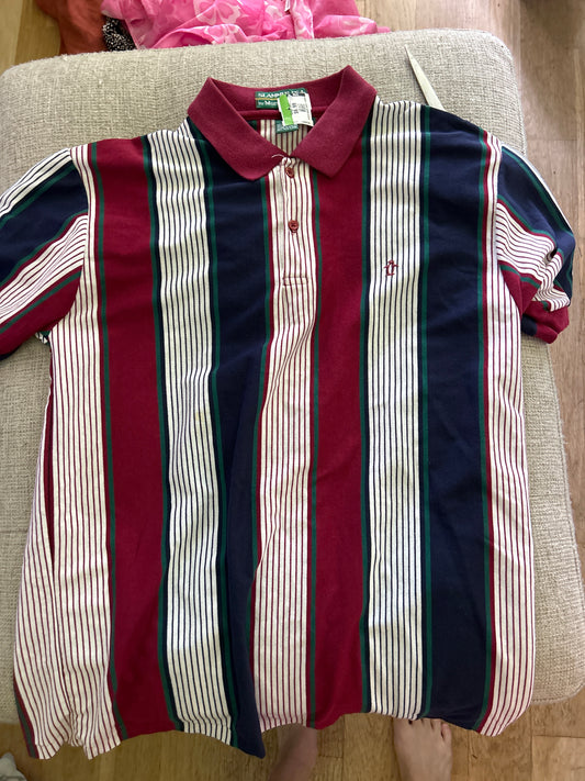 Striped polo