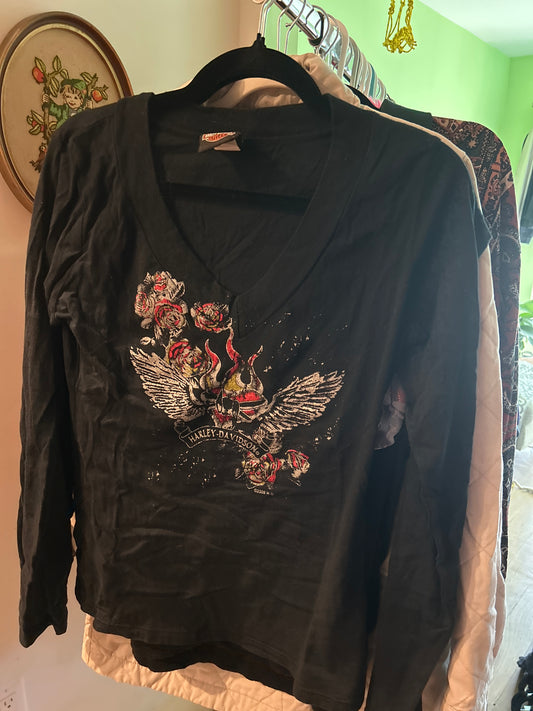 Harley Davidson V-neck