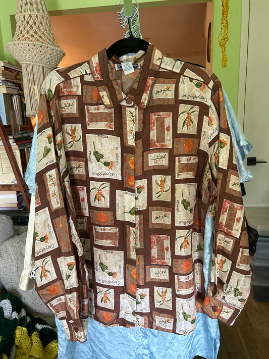 Button up flower top