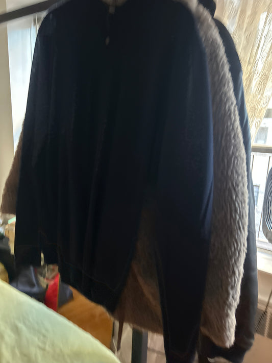 Merino wool blue sweater