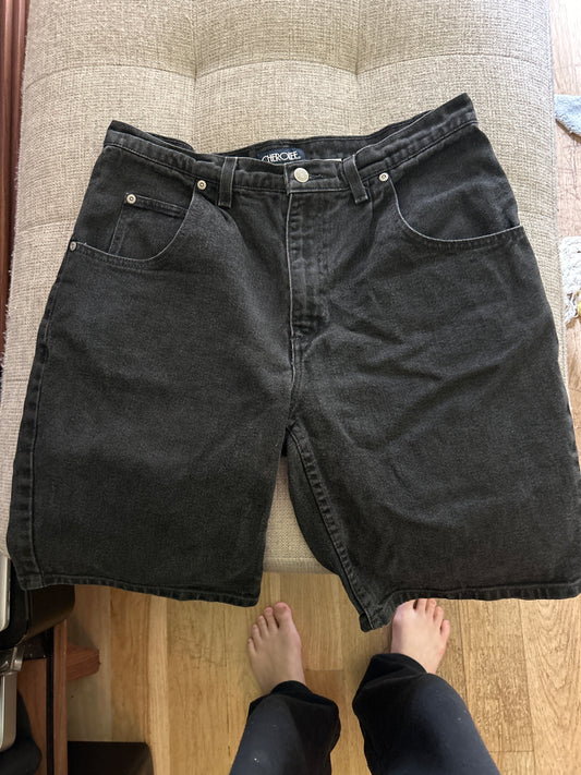 Cherokee black denim shorts