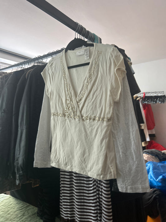Liz Claiborne sequin top