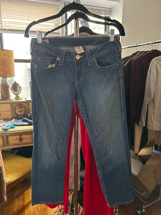 True Religion cropped jeans