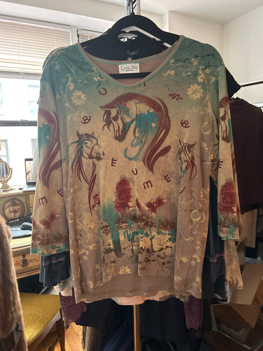 Cactus Bay horse shirt