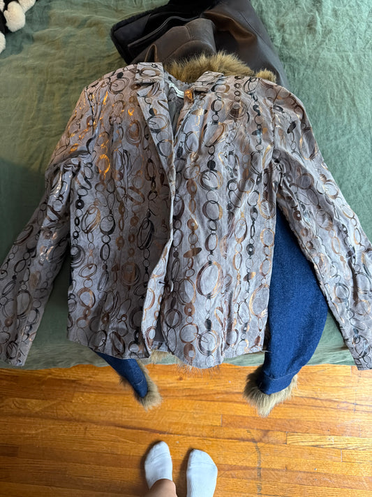 Abstract blazer