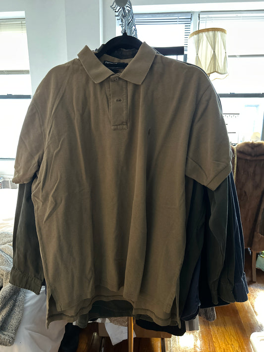 Brown Ralph Lauren polo