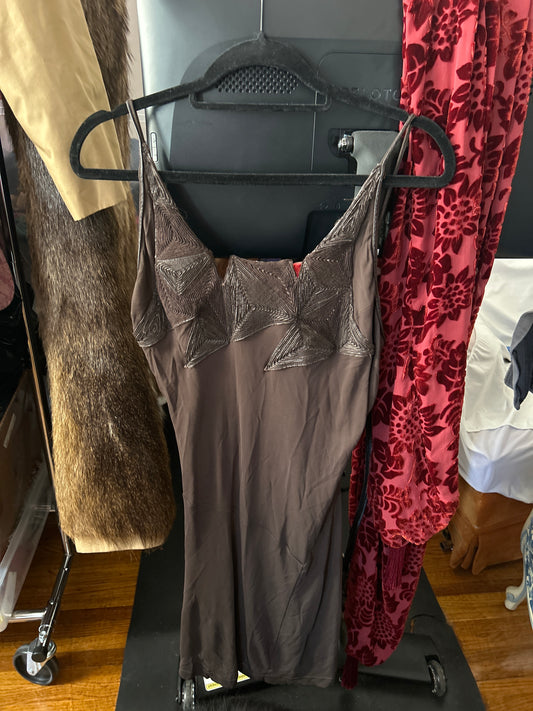 JM Roberto Cavalli brown dress 212