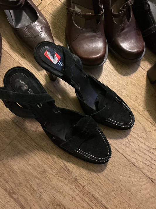 STREET RAT - via spiga black suede pump