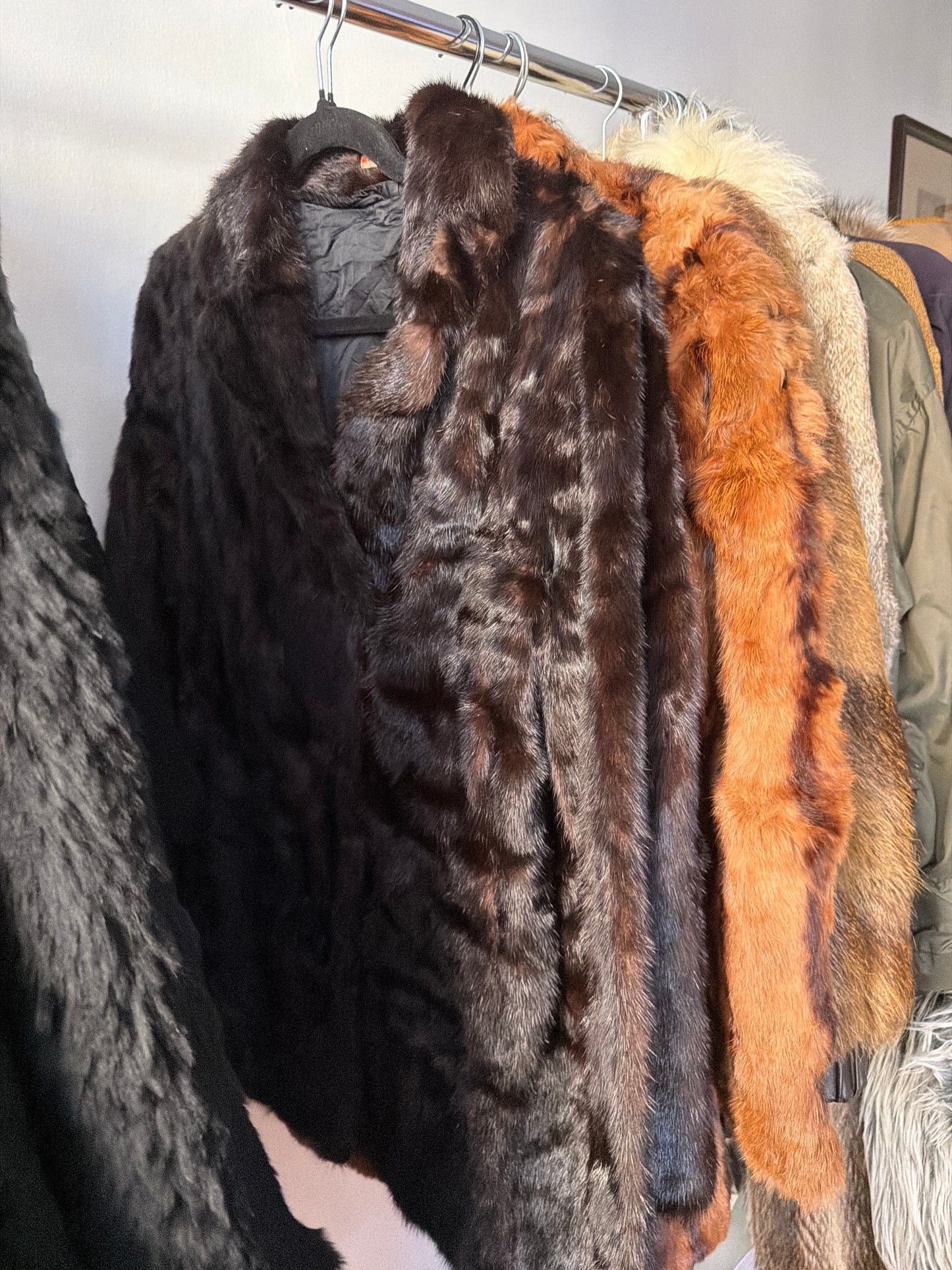 Dark brown mink jacket JM 10B