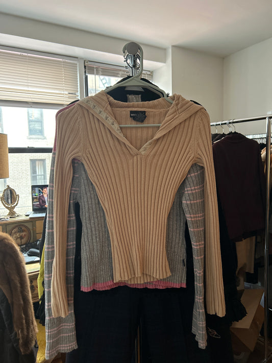Wet seal tan sweater