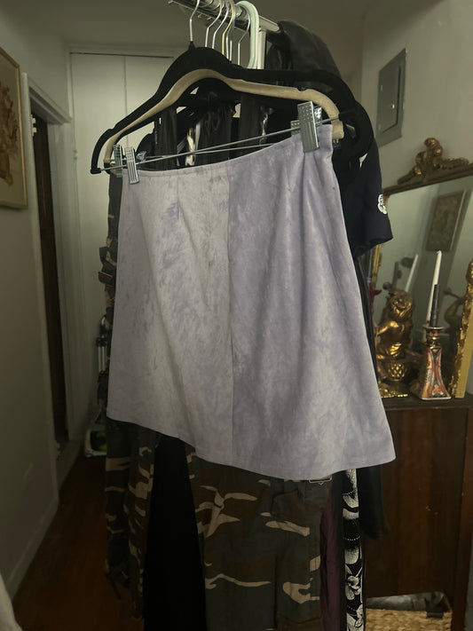 Purple mini skirt