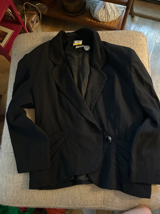 Black vintage blazer
