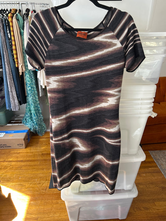Missoni brown print dress JM 309