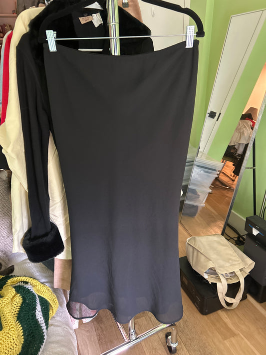 Mystic black maxi skirt