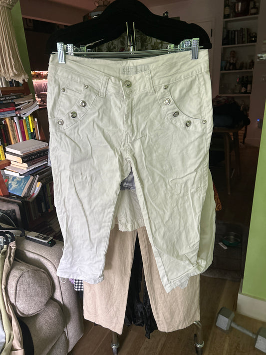 White denim capris OUT Jeans