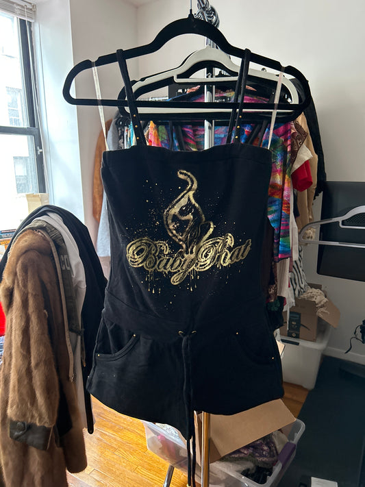 Black baby phat romper
