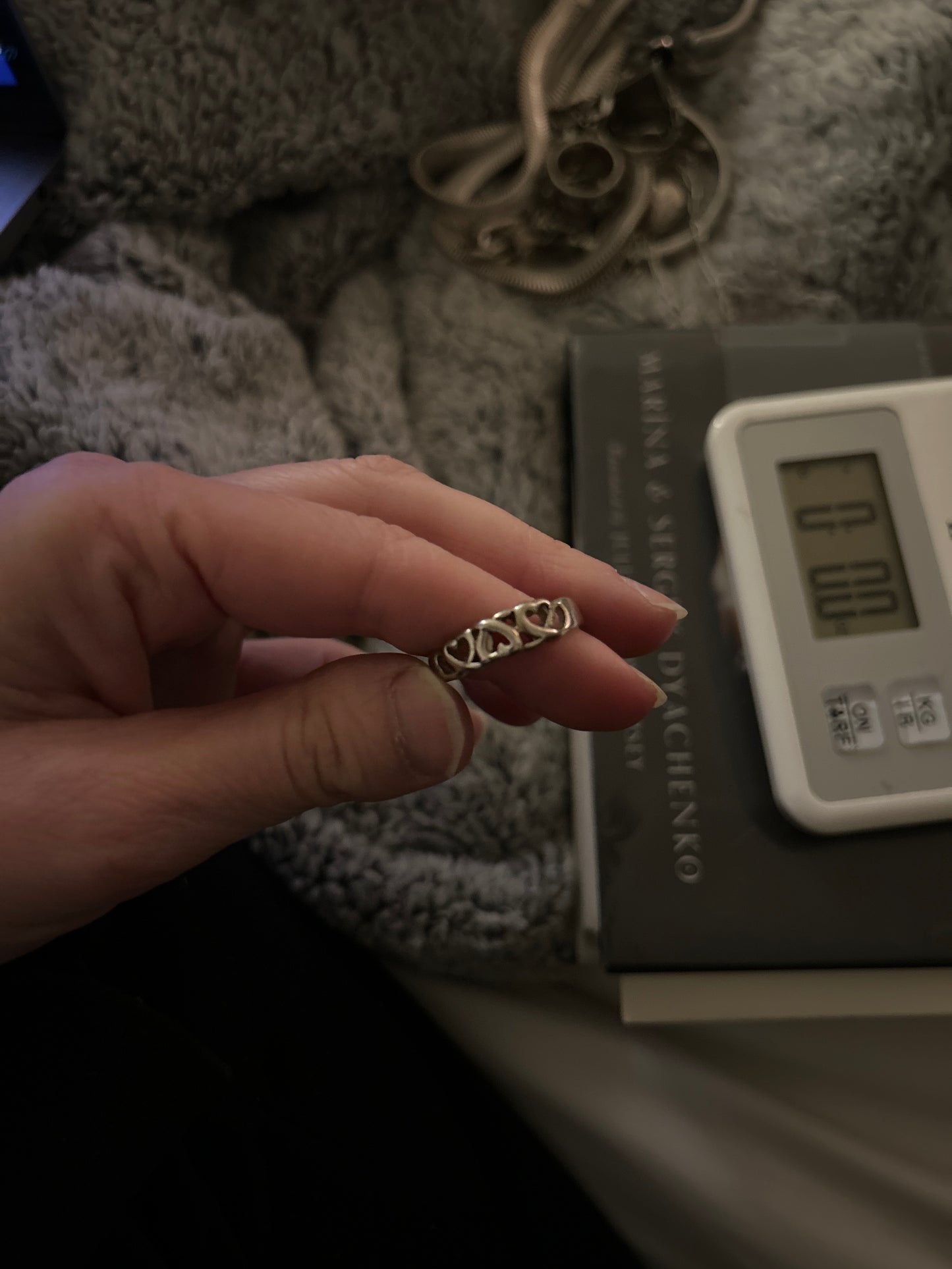 Sterling silver heart ring