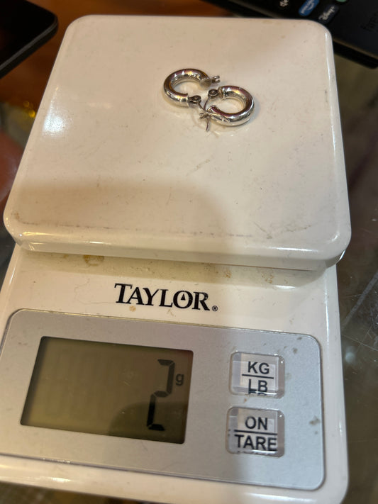 Small hoop earrings 01505Y