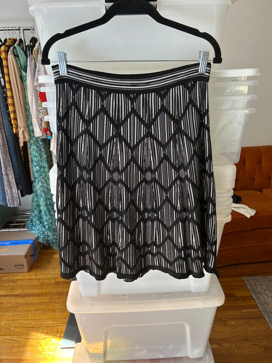 Black and white missoni skirt JM 294