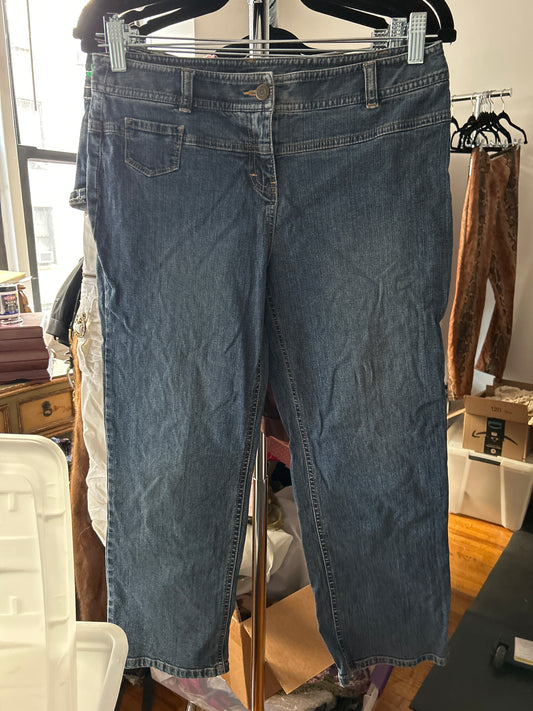 Y2K cropped denim
