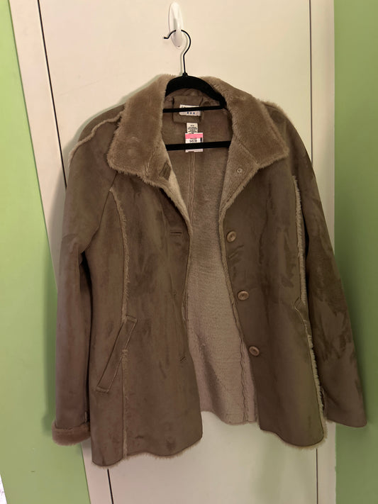 Covington faux suede coat