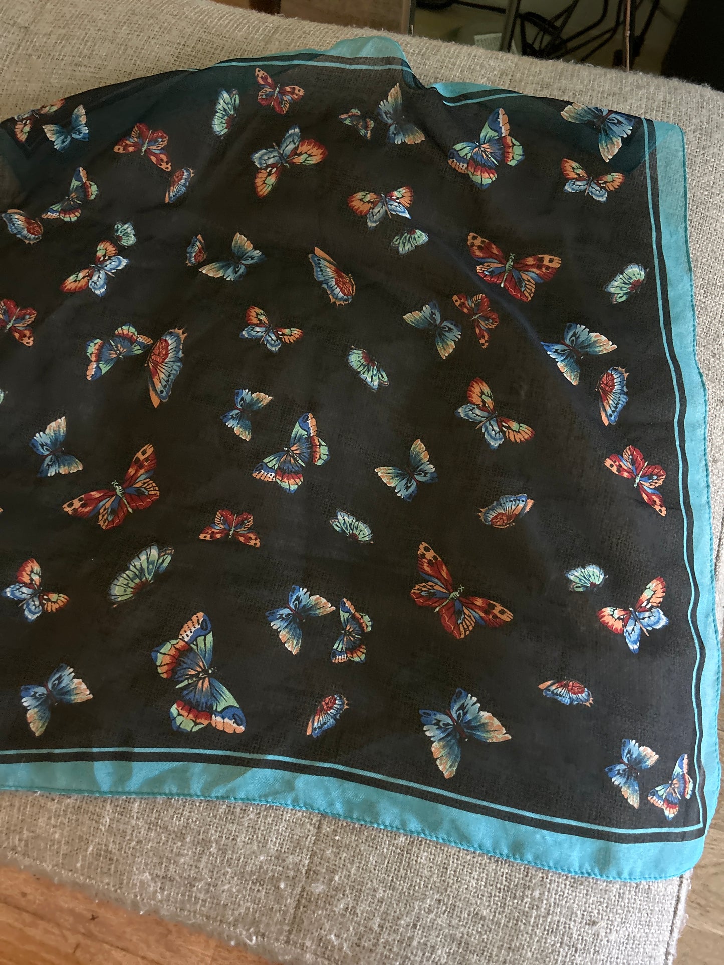 Butterfly scarf