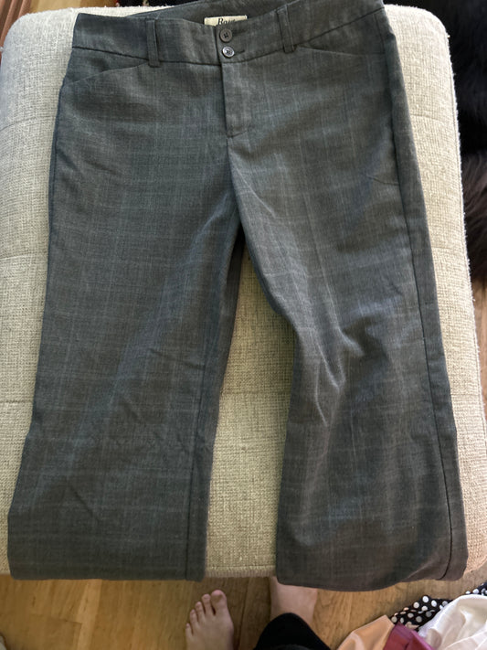 Gray plaid pants