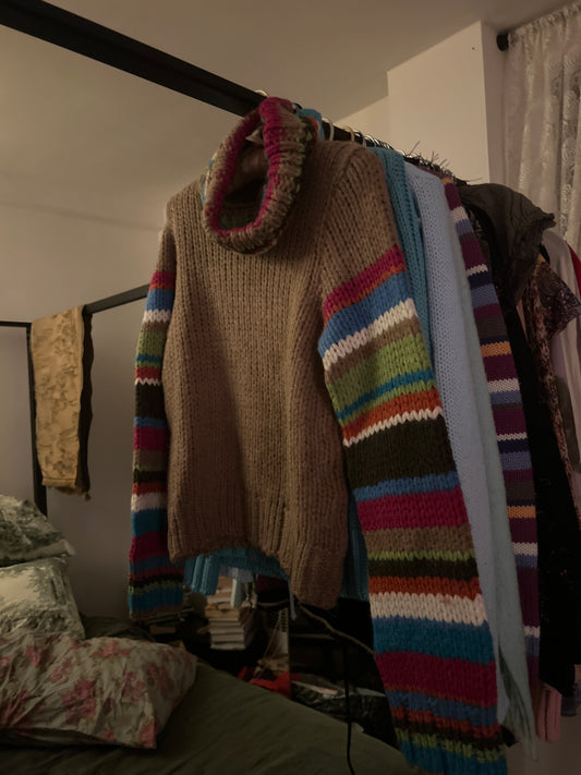 Kookai striped sleeve sweater