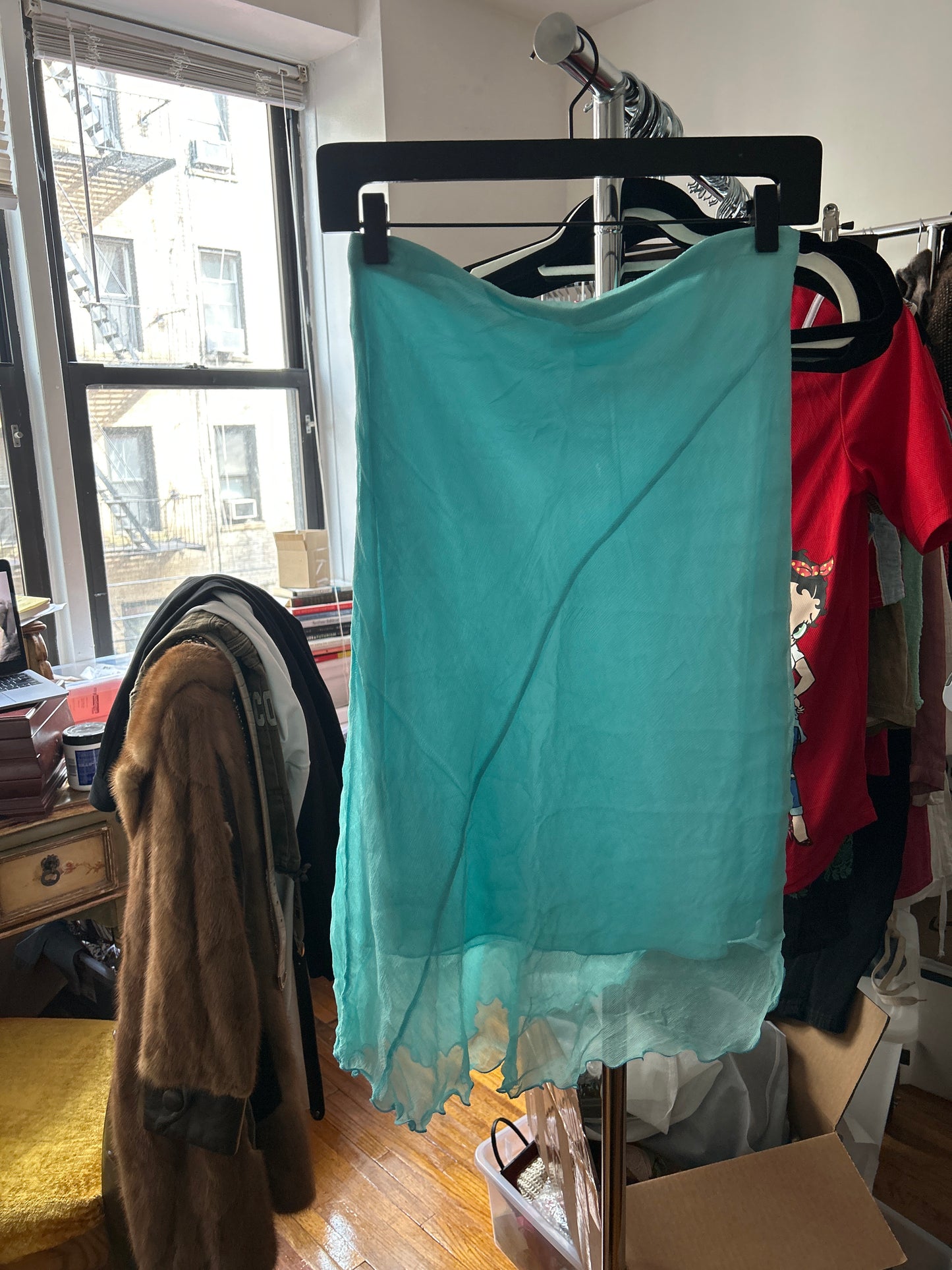 Taylor Italian silk skirt