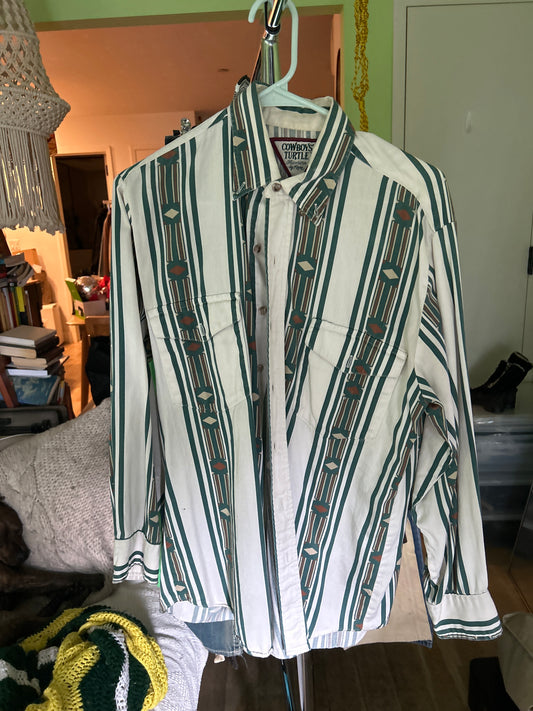 Cowboys turtle button up