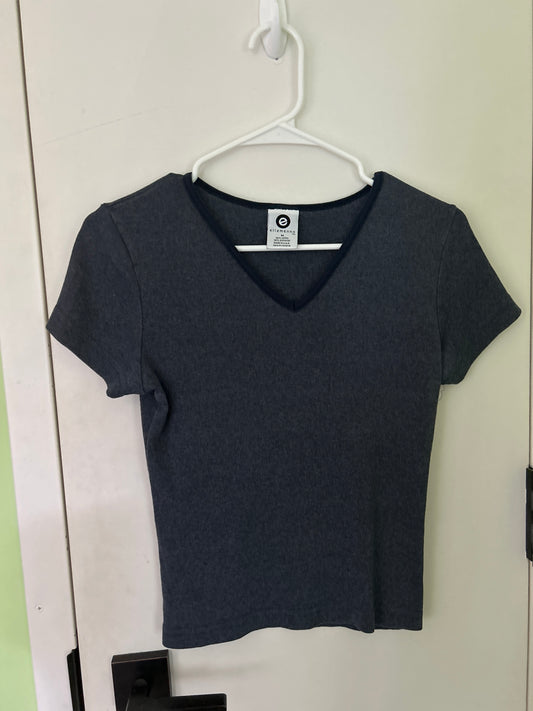 Blue v neck t shirt