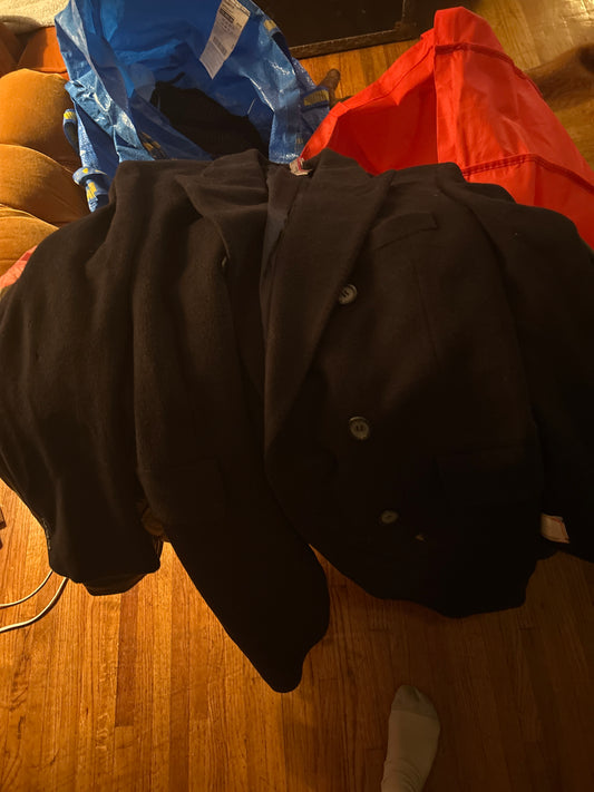 Wool cashmere coat