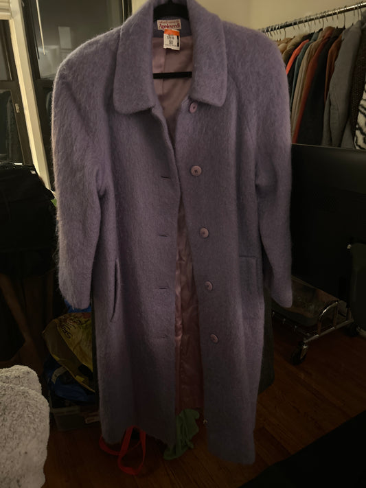 Appleseeds purple mohair jacket 01501T