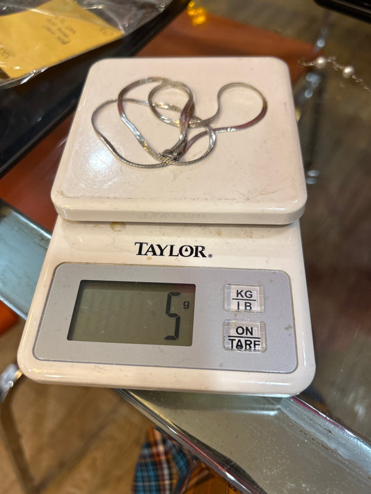 Flat snake chain 5g 015060
