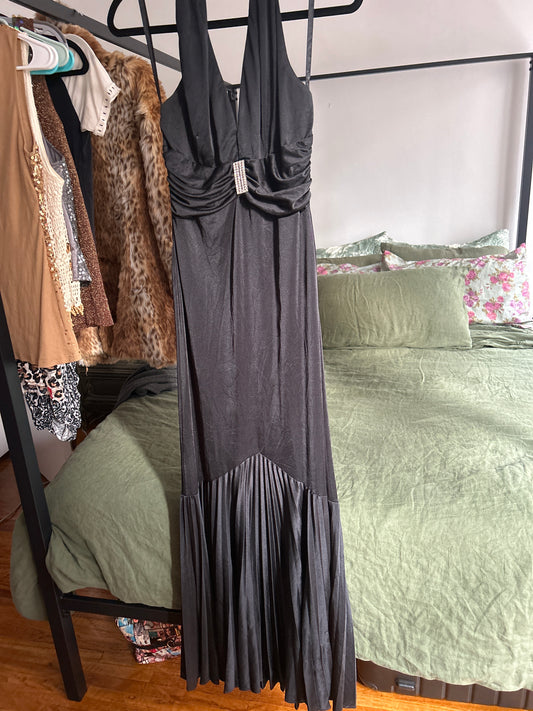 Niki black evening dress