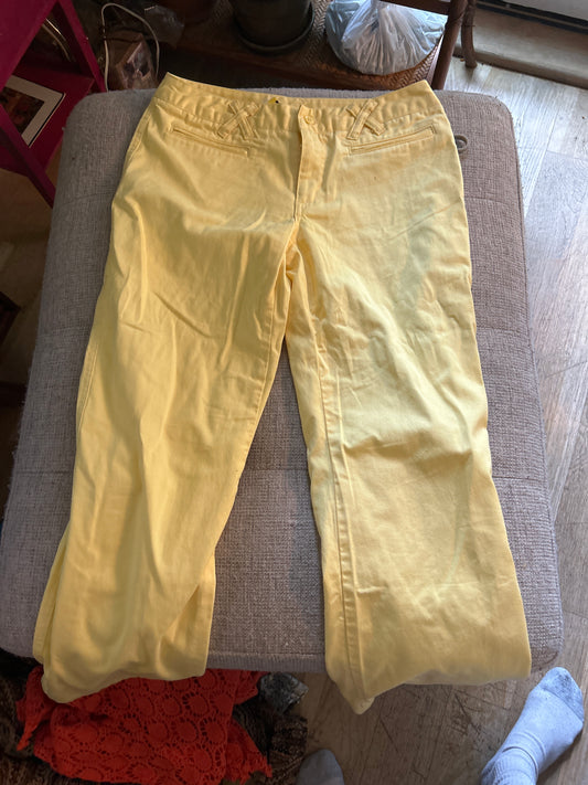 Yellow trousers