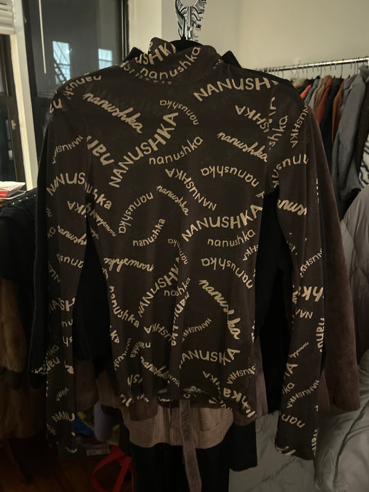 Nanushka sheer turtleneck