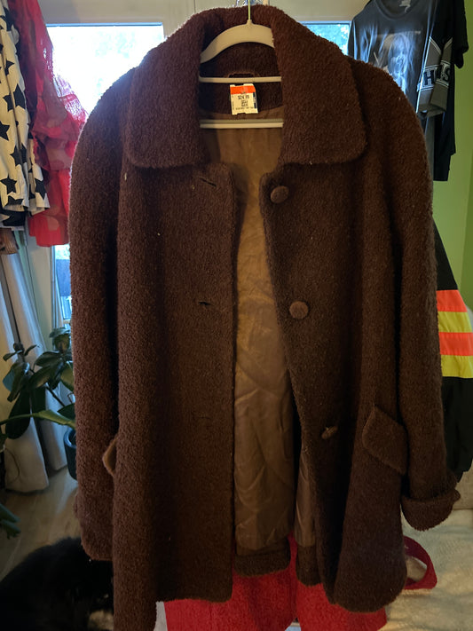 Utex burgundy coat