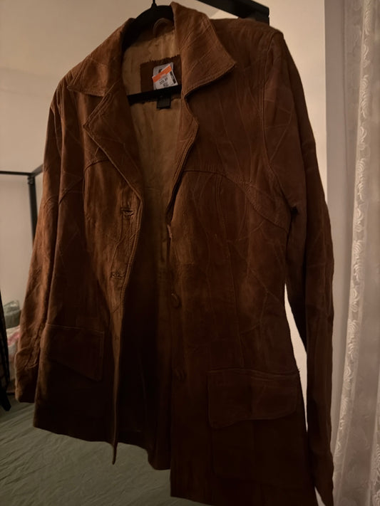 Corbett patchwork leather jacket