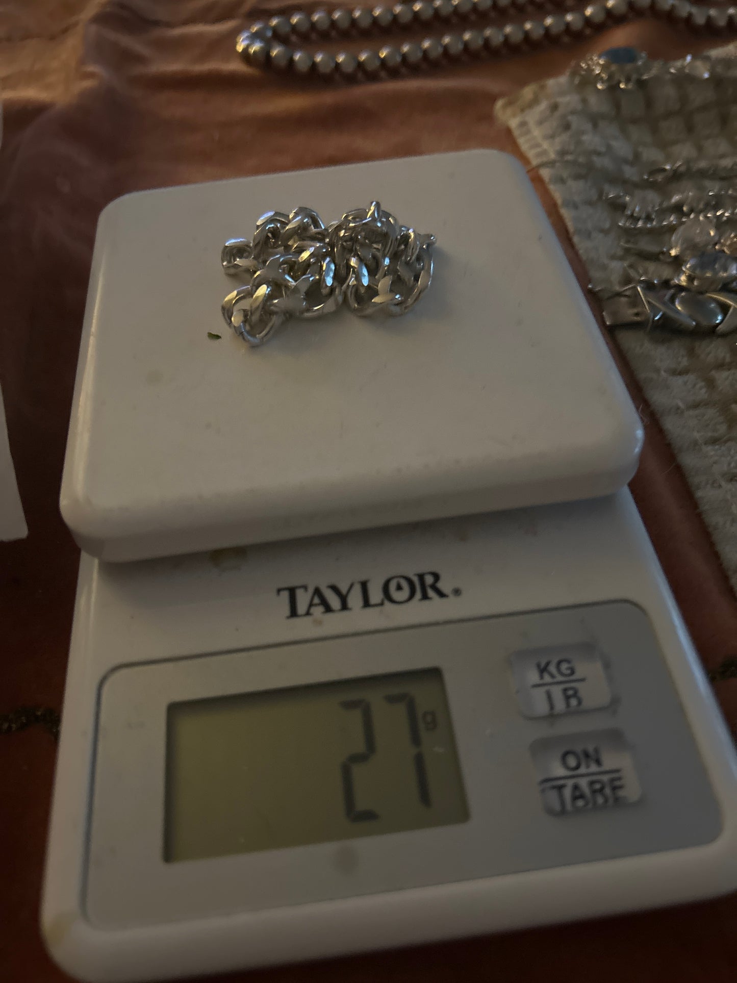 Silver curb bracelet 01509S