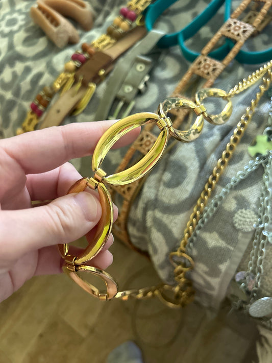 gold chain belt