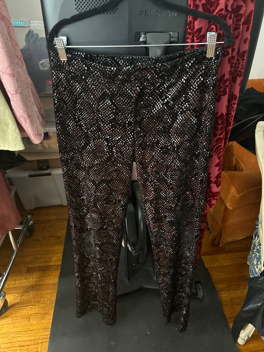 Betsey Johnson snake print pants