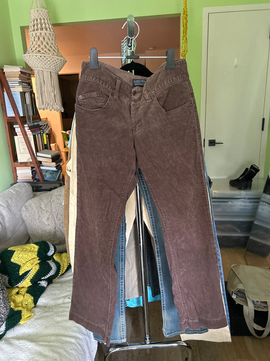 Brown corduroy pants