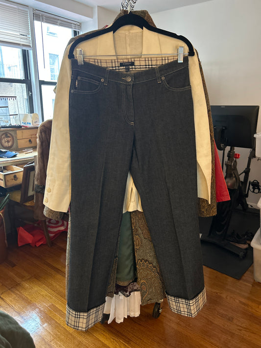 JM 259 Burberry dark wash jeans
