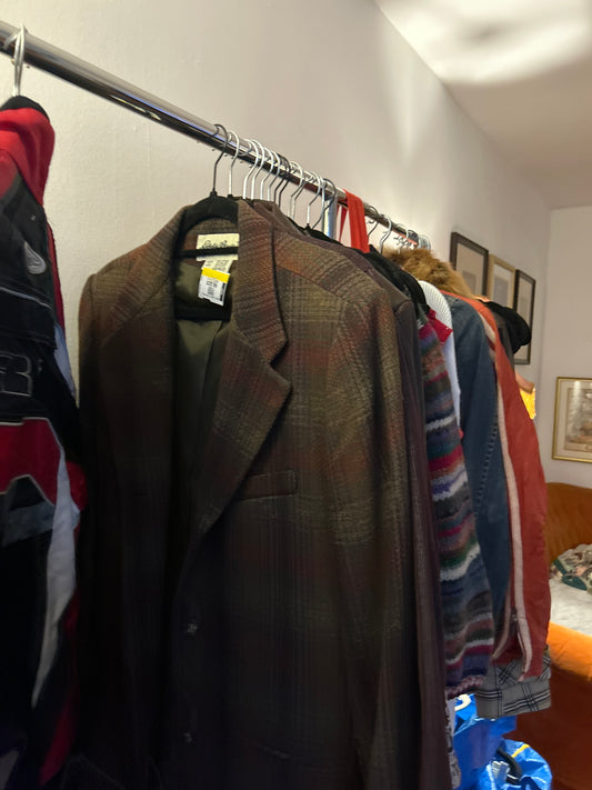 Eddie Bauer plaid blazer