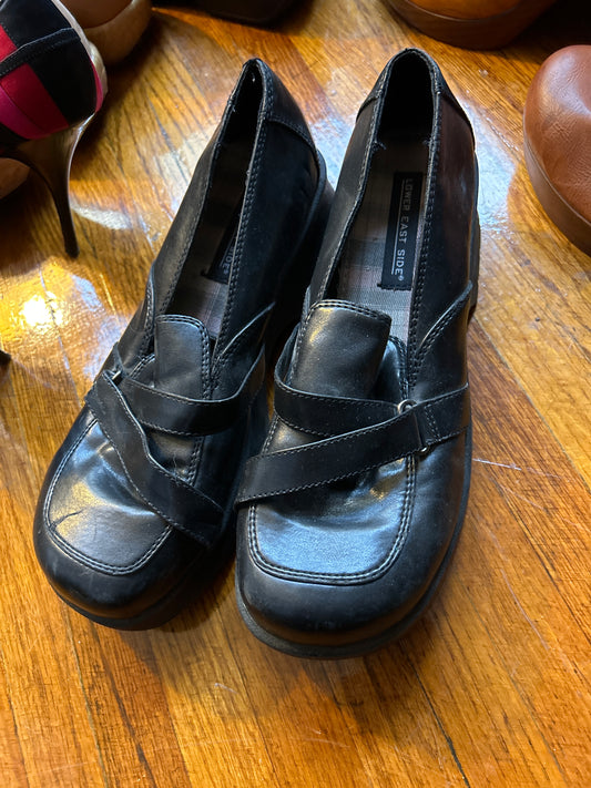 Street rat lower east side black loafer sz 9
